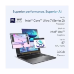Vivobook 16 Flip with Intel Core Ultra 7 Series 2, Intel Arc graphics, 47 TOPS NPU and 32GB memory