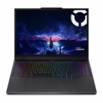 Lenovo Legion 5i 15.1" OLED gaming laptop front view with RGB backlit keyboard and Legion display